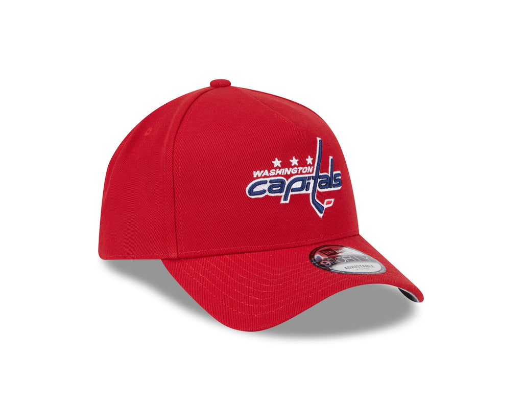 Washinton Capitals NHL New Era Men Red 9Forty A-Frame Snapback product image 6, provided for visual reference and product
