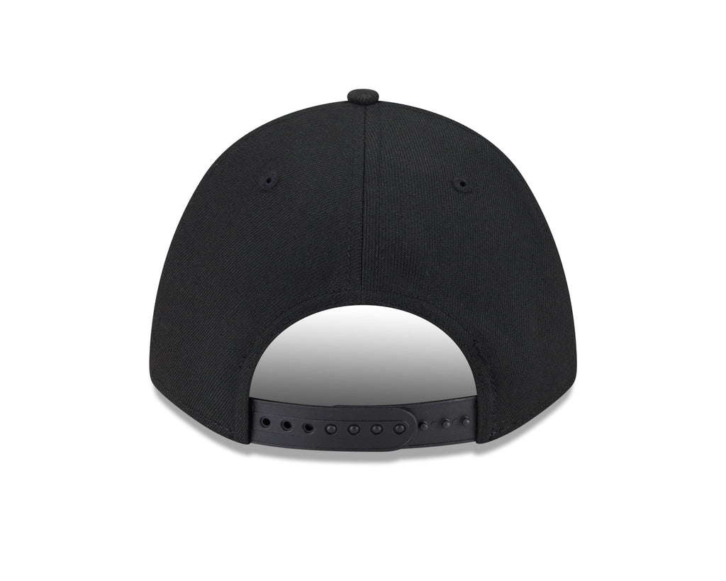 Toronto Blue Jays MLB New Era Men Black White 9Forty M-Crown Adjustable A-Frame Hat product image 2, provided for visual