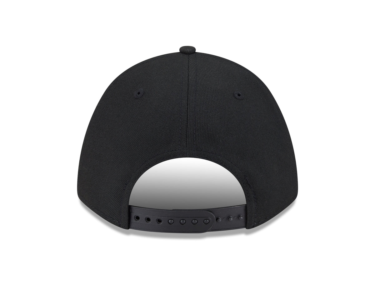 Toronto Blue Jays MLB New Era Men Black White 9Forty M-Crown Adjustable A-Frame Hat product image 2, provided for visual
