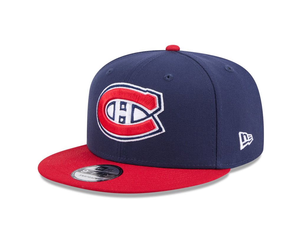 Montreal Canadiens NHL New Era Men Navy/Red Two Tone 9Fifty Basic Snapback product image 1, provided for visual reference