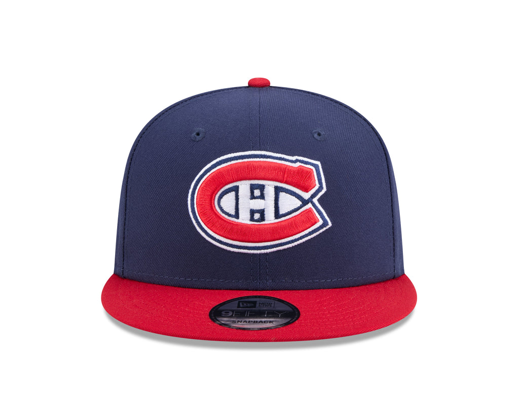 Montreal Canadiens NHL New Era Men Navy/Red Two Tone 9Fifty Basic Snapback product image 4, provided for visual reference