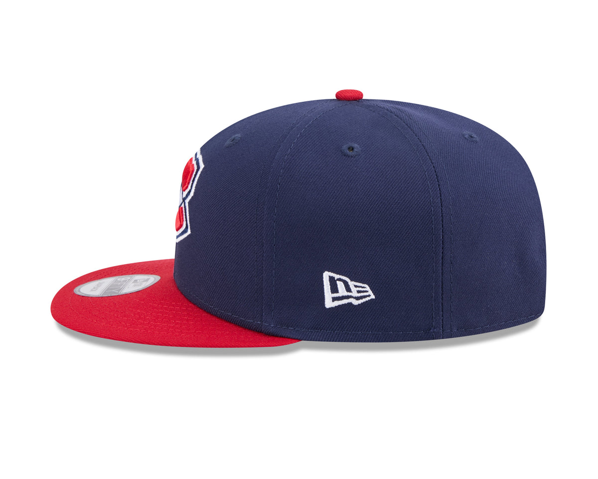 Montreal Canadiens NHL New Era Men Navy/Red Two Tone 9Fifty Basic Snapback product image 5, provided for visual reference