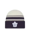 Toronto Maple Leafs NHL New Era Men Vintage Beanie Knit Hat product image 1, provided for visual reference and product