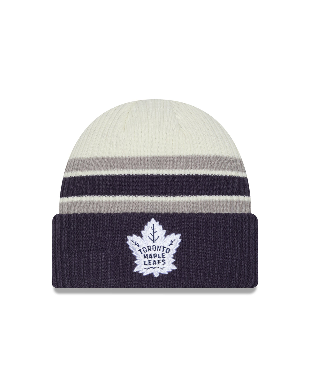 Toronto Maple Leafs NHL New Era Men Vintage Beanie Knit Hat product image 1, provided for visual reference and product