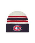 Montreal Canadiens NHL New Era Men Vintage Beanie Knit Hat product image 1, provided for visual reference and product detail