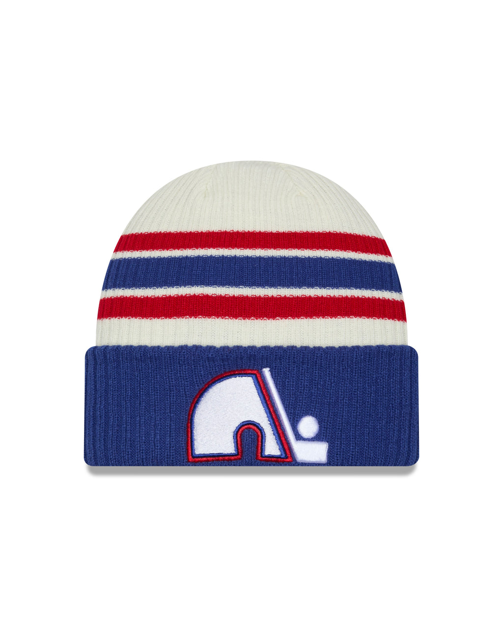 Quebec Nordiques NHL New Era Men Vintage Beanie Knit Hat product image 1, provided for visual reference and product detail