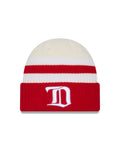 Detroit Red Wings NHL New Era Men Vintage Beanie Knit Hat product image 1, provided for visual reference and product detail