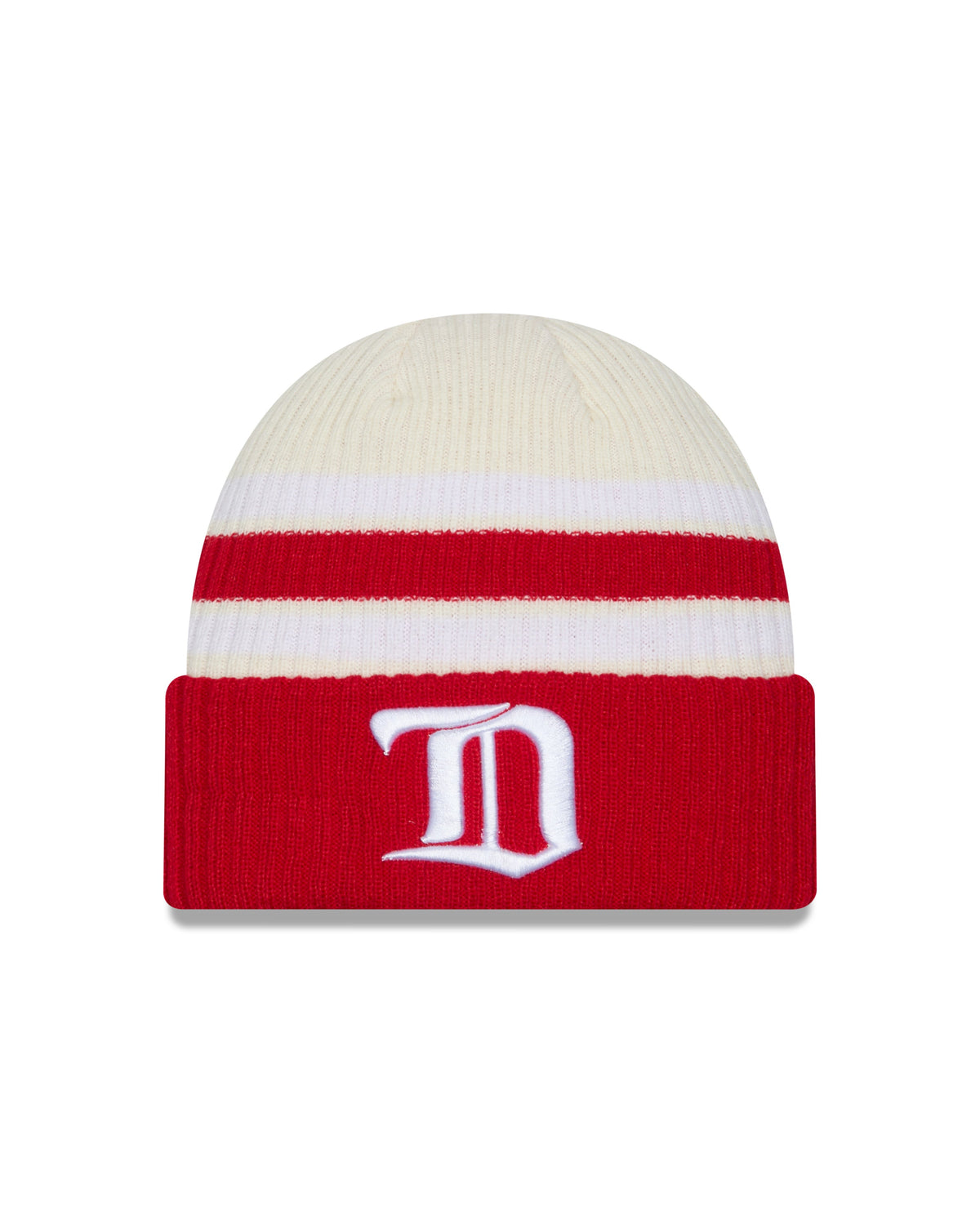 Detroit Red Wings NHL New Era Men Vintage Beanie Knit Hat product image 1, provided for visual reference and product detail