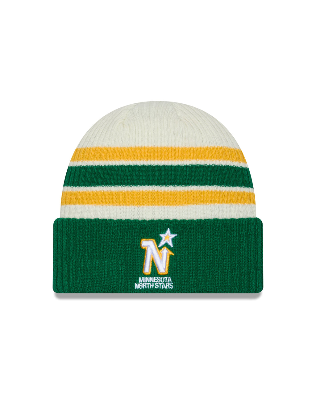 Minnesota North Stars NHL New Era Men Vintage Beanie Knit Hat product image 1, provided for visual reference and product