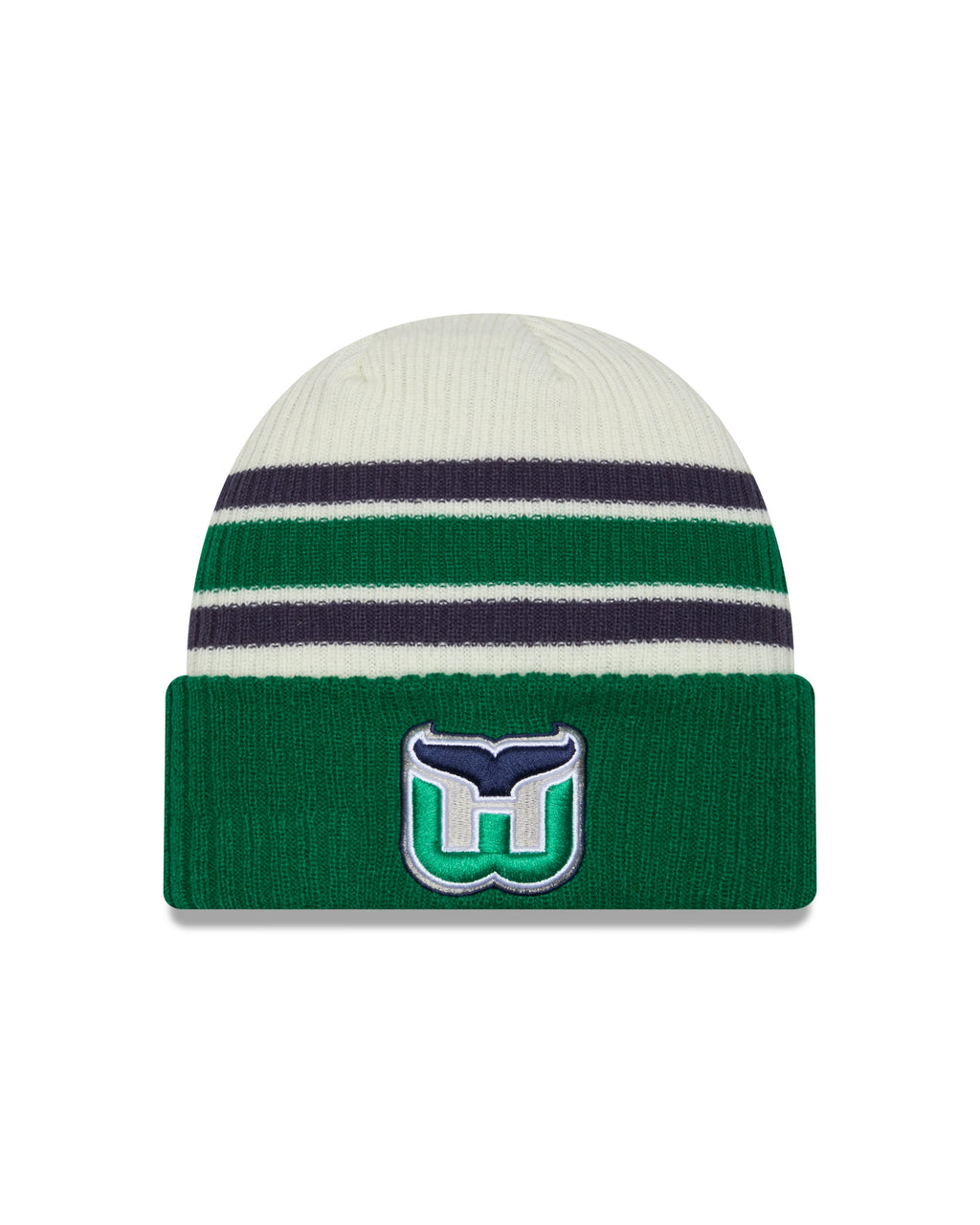 Hartford Whalers NHL New Era Men Vintage Beanie Knit Hat product image 1, provided for visual reference and product detail