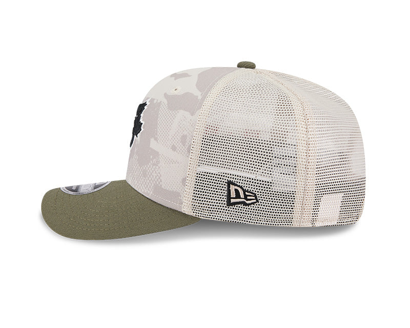 Toronto Blue Jays MLB New Era Men Camo 2-Tone 9Seventy Snapback Hat product image 5, provided for visual reference and