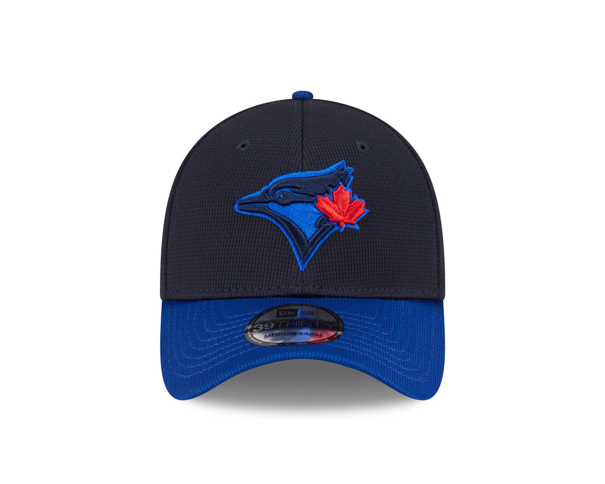 Toronto Blue Jays MLB New Era Men Navy/Royal 39Thirty 2024 City Connect Stretch Fit Hat product image 6, provided for visual