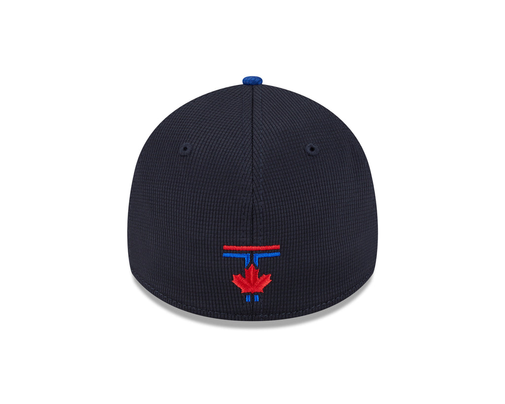 Toronto Blue Jays MLB New Era Men Navy/Royal 39Thirty 2024 City Connect Stretch Fit Hat product image 2, provided for visual