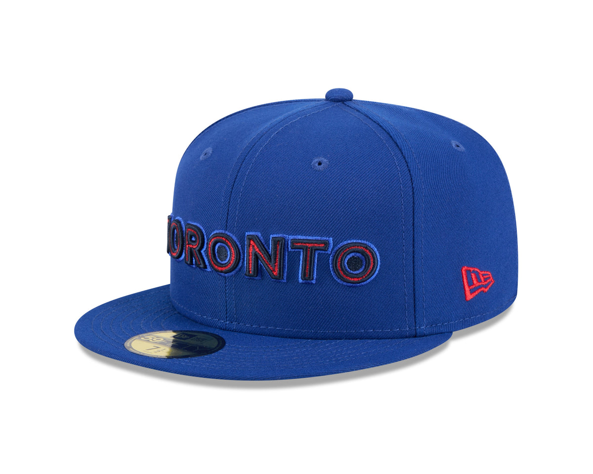 Toronto Blue Jays MLB New Era Men Royal 59Fifty 2024 City Connect Fitted Hat product image 1, provided for visual reference