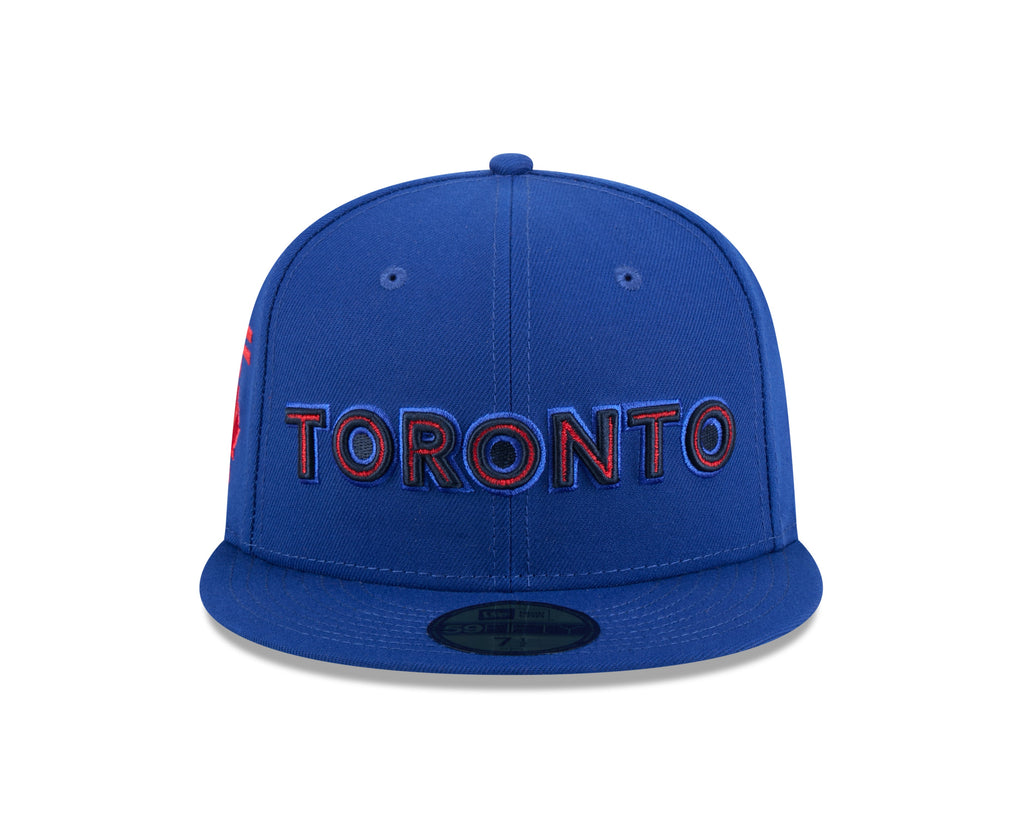 Toronto Blue Jays MLB New Era Men Royal 59Fifty 2024 City Connect Fitted Hat product image 3, provided for visual reference