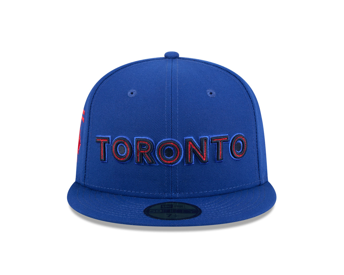 Toronto Blue Jays MLB New Era Men Royal 59Fifty 2024 City Connect Fitted Hat product image 3, provided for visual reference