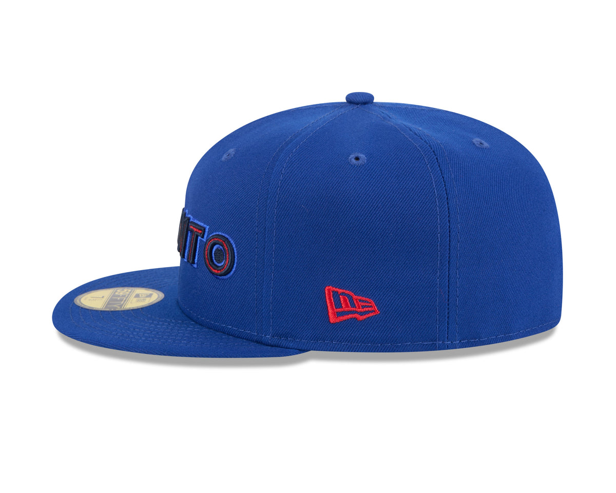 Toronto Blue Jays MLB New Era Men Royal 59Fifty 2024 City Connect Fitted Hat product image 4, provided for visual reference