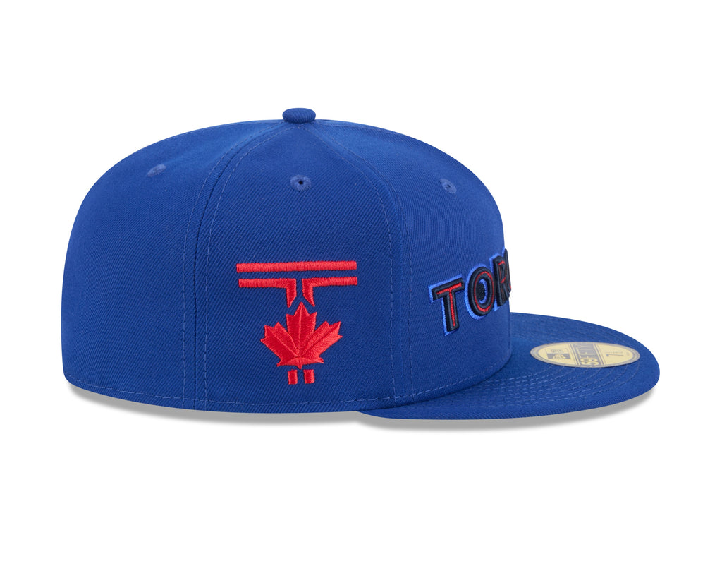 Toronto Blue Jays MLB New Era Men Royal 59Fifty 2024 City Connect Fitted Hat product image 6, provided for visual reference