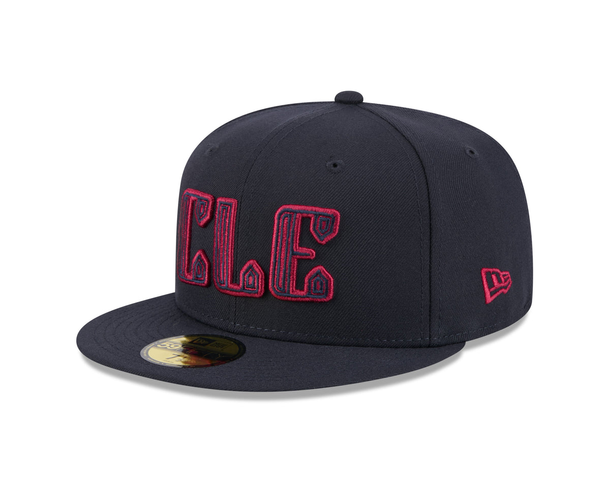 Cleveland Guardians MLB New Era Men Navy 59Fifty 2024 City Connect Fitted Hat product image 1, provided for visual reference