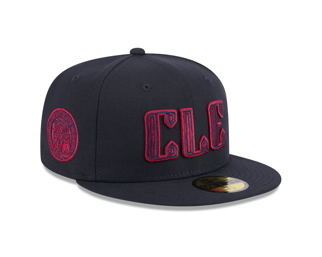 Cleveland Guardians MLB New Era Men Navy 59Fifty 2024 City Connect Fitted Hat product image 4, provided for visual reference