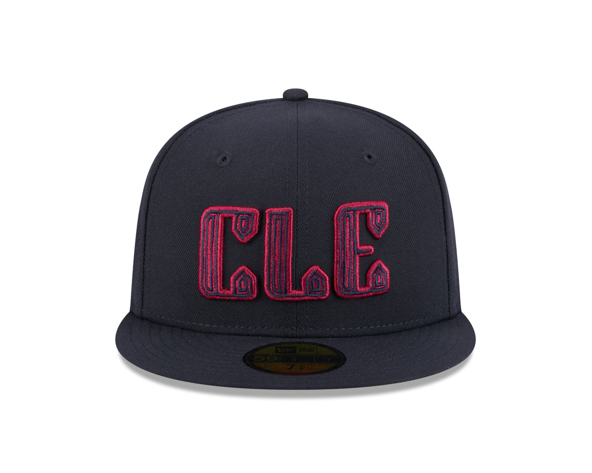 Cleveland Guardians MLB New Era Men Navy 59Fifty 2024 City Connect Fitted Hat product image 5, provided for visual reference