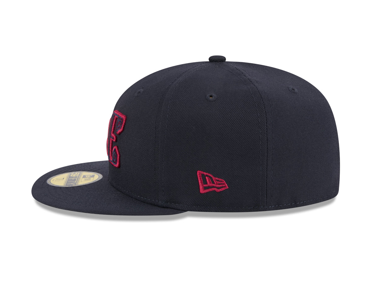 Cleveland Guardians MLB New Era Men Navy 59Fifty 2024 City Connect Fitted Hat product image 6, provided for visual reference