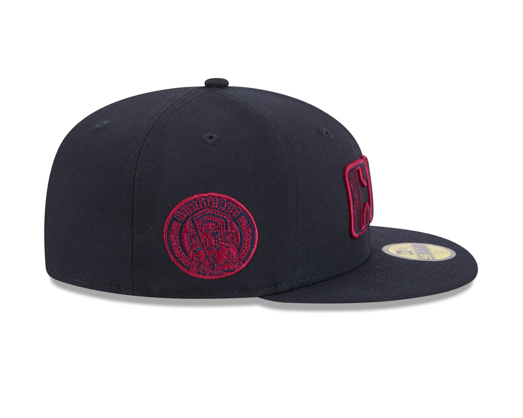 Cleveland Guardians MLB New Era Men Navy 59Fifty 2024 City Connect Fitted Hat product image 7, provided for visual reference
