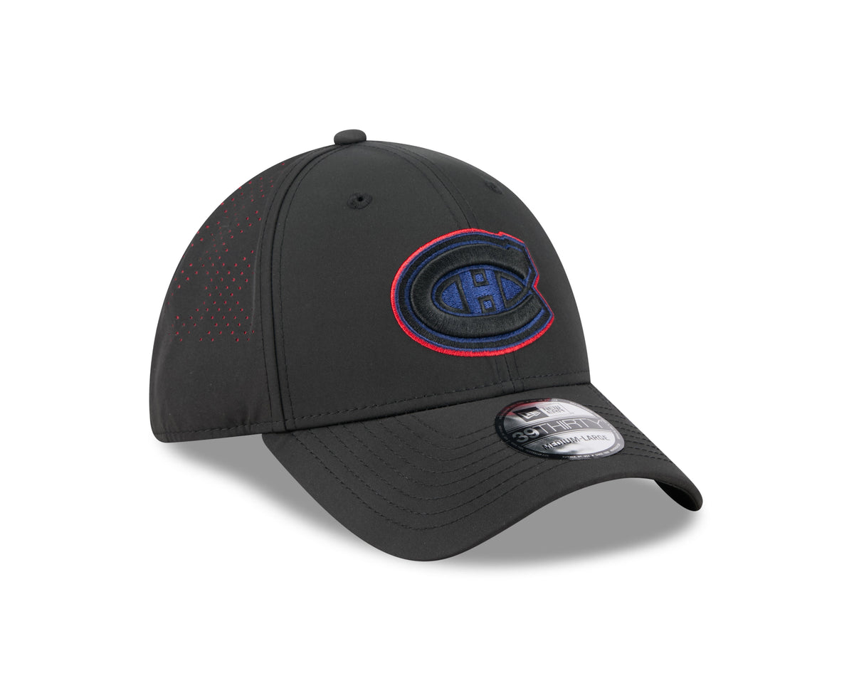 Montreal Canadiens NHL New Era Men Night 39Thirty Team Classic Stretch Fit Hat product image 3, provided for visual