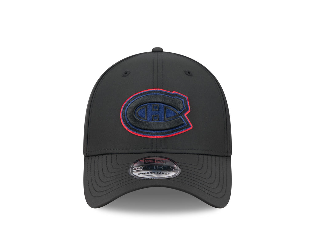 Montreal Canadiens NHL New Era Men Night 39Thirty Team Classic Stretch Fit Hat product image 4, provided for visual