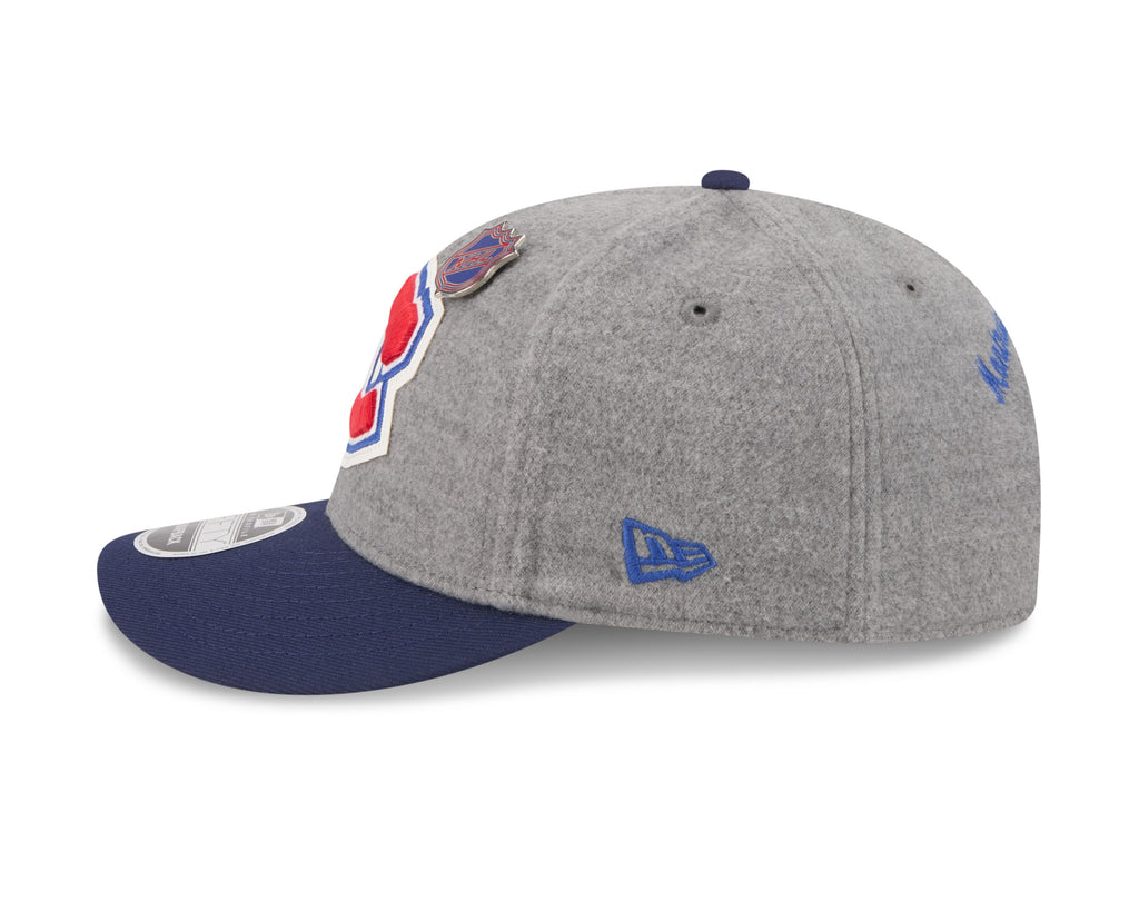 Montreal Canadiens NHL New Era Men Grey Melton 9Fifty Wool Snapback product image 6, provided for visual reference and