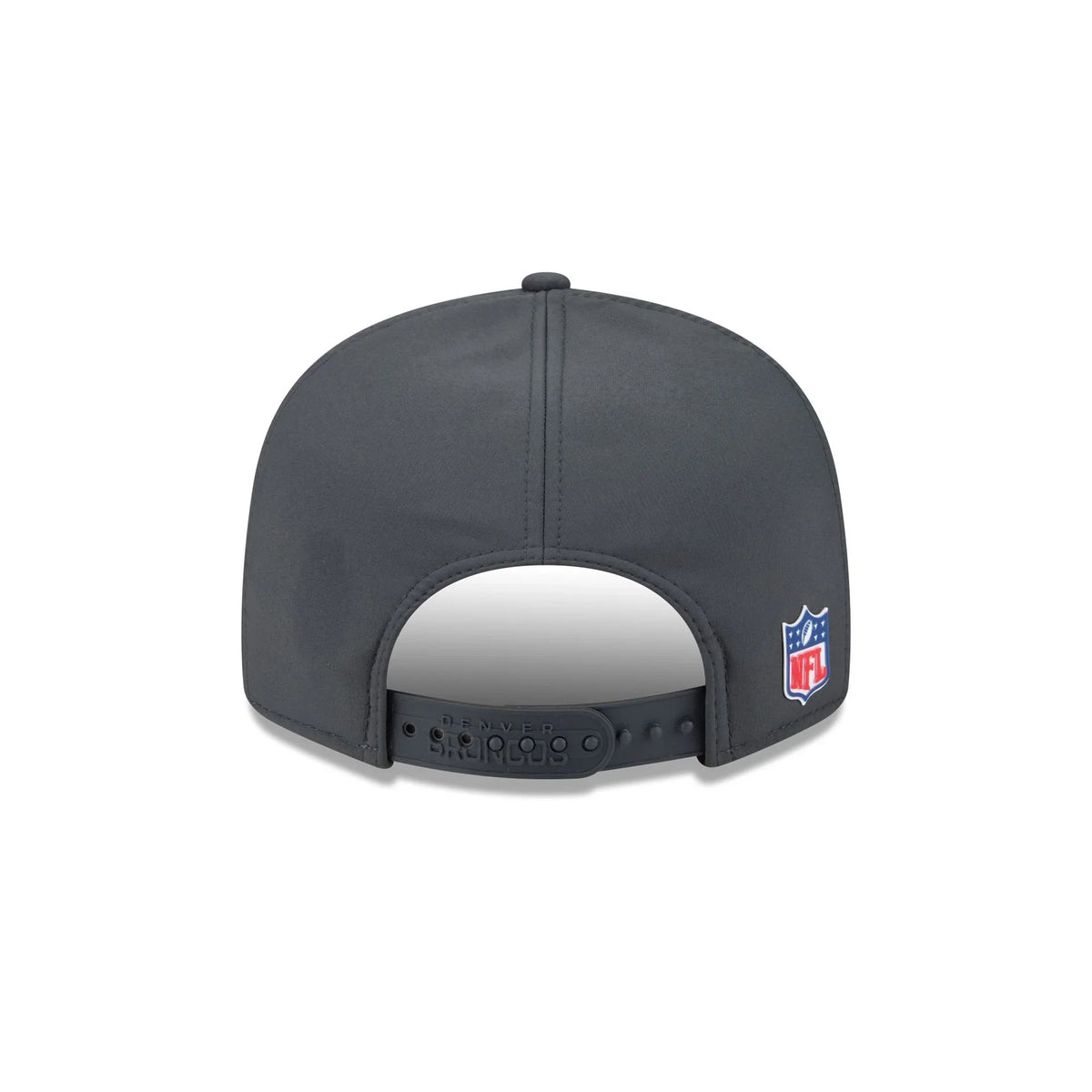 Denver Broncos NFL New Era Men Charcoal 9Fifty 2025 Sideline Split Panel Snapback product image 2, provided for visual