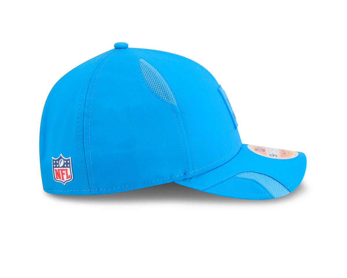 Detroit Lions NFL New Era Men Light Blue 9Forty 2025 Sideline M-Crown Snapback product image 4, provided for visual