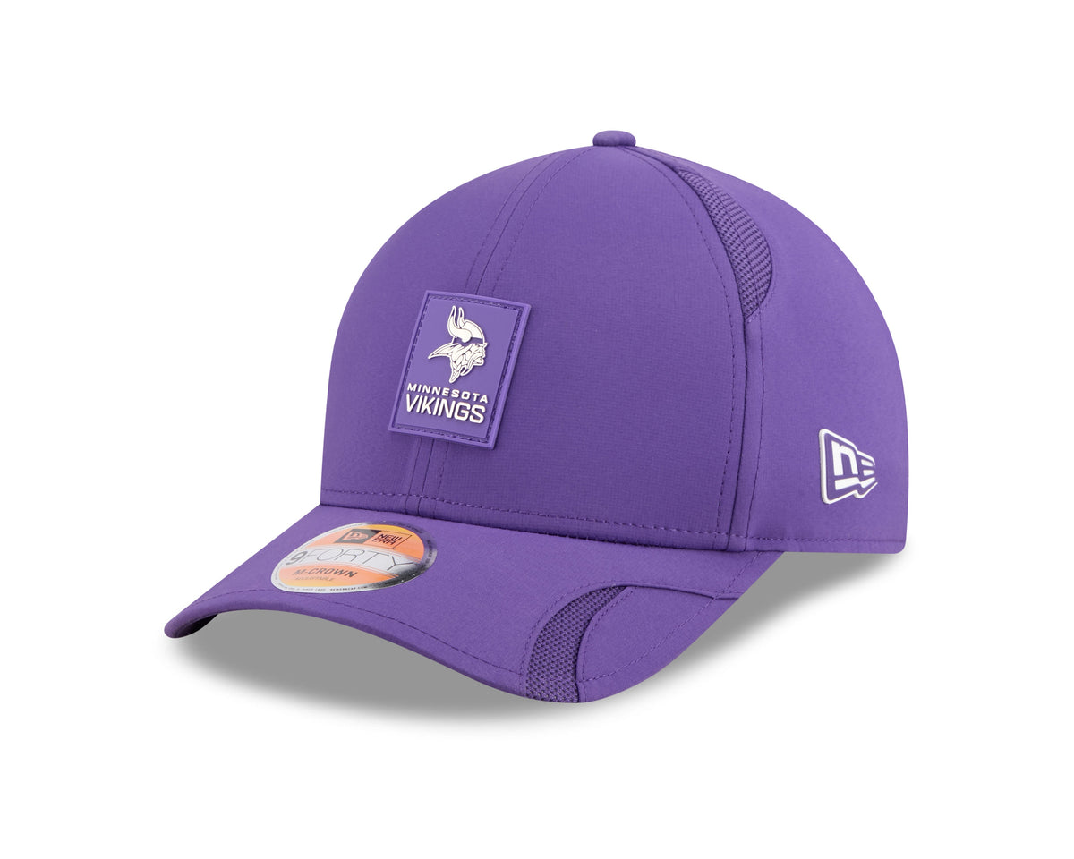 Minnesota Vikings NFL New Era Men Purple 9Forty 2025 Sideline M-Crown Snapback product image 1, provided for visual