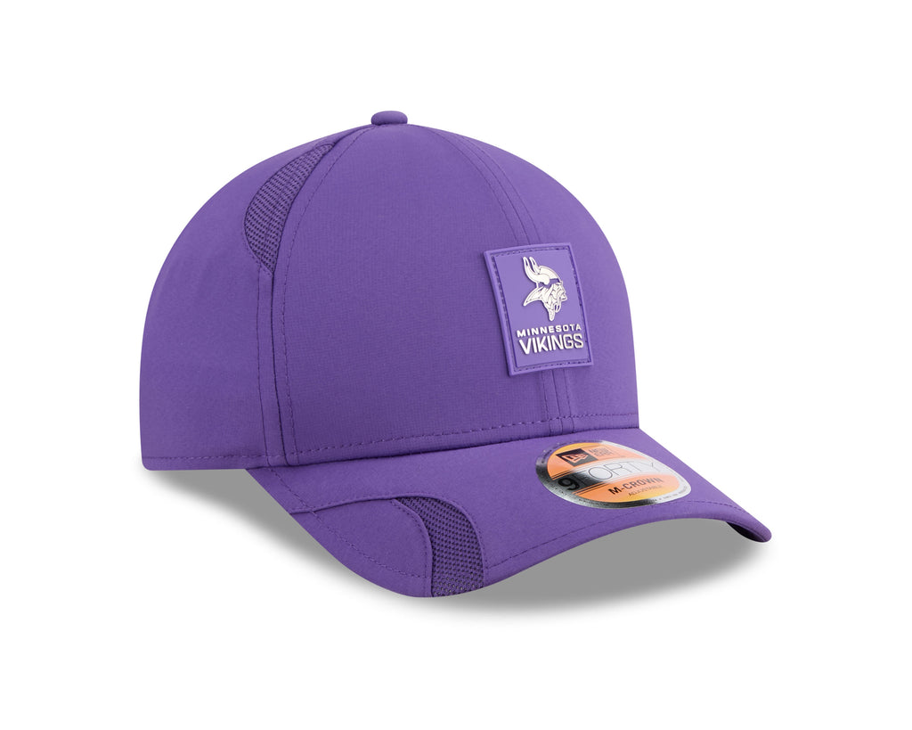 Minnesota Vikings NFL New Era Men Purple 9Forty 2025 Sideline M-Crown Snapback product image 6, provided for visual