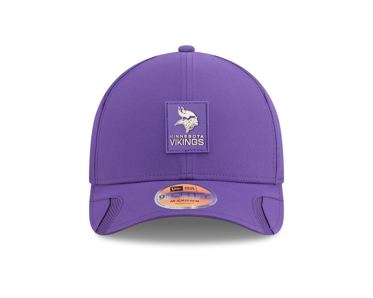Minnesota Vikings NFL New Era Men Purple 9Forty 2025 Sideline M-Crown Snapback product image 7, provided for visual