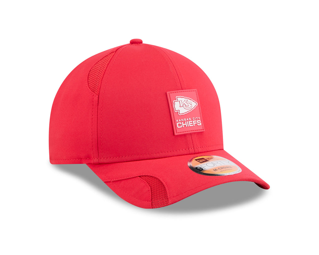 Kansas City Chiefs NFL New Era Men Red 9Forty 2025 Sideline M-Crown Snapback product image 5, provided for visual reference
