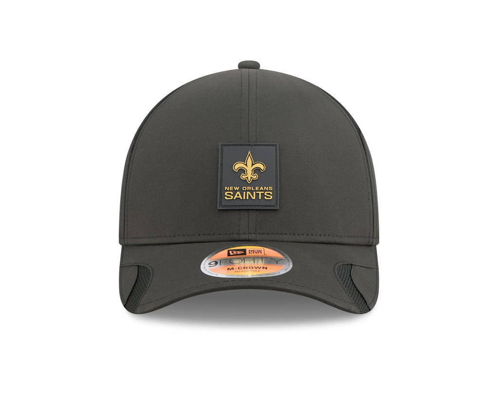 New Orleans Saints NFL New Era Men Black 9Forty 2025 Sideline M-Crown Snapback product image 7, provided for visual