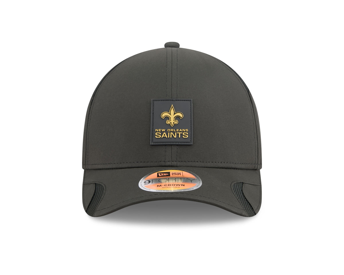 New Orleans Saints NFL New Era Men Black 9Forty 2025 Sideline M-Crown Snapback product image 7, provided for visual