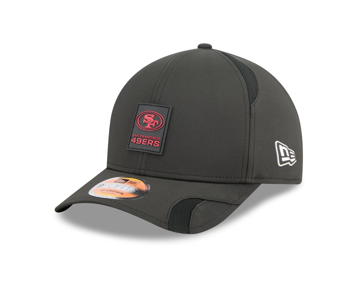 San Francisco 49ers NFL New Era Men Black 9Forty 2025 Sideline M-Crown Snapback product image 1, provided for visual