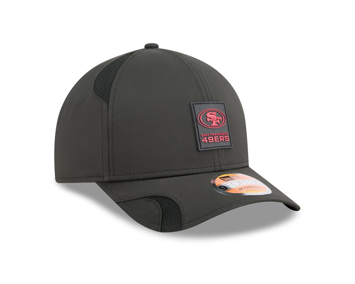 San Francisco 49ers NFL New Era Men Black 9Forty 2025 Sideline M-Crown Snapback product image 6, provided for visual