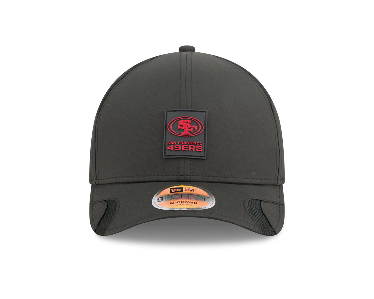 San Francisco 49ers NFL New Era Men Black 9Forty 2025 Sideline M-Crown Snapback product image 7, provided for visual