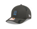Detroit Lions NFL New Era Men Black 9Forty 2025 Sideline M-Crown Snapback product image 1, provided for visual reference and