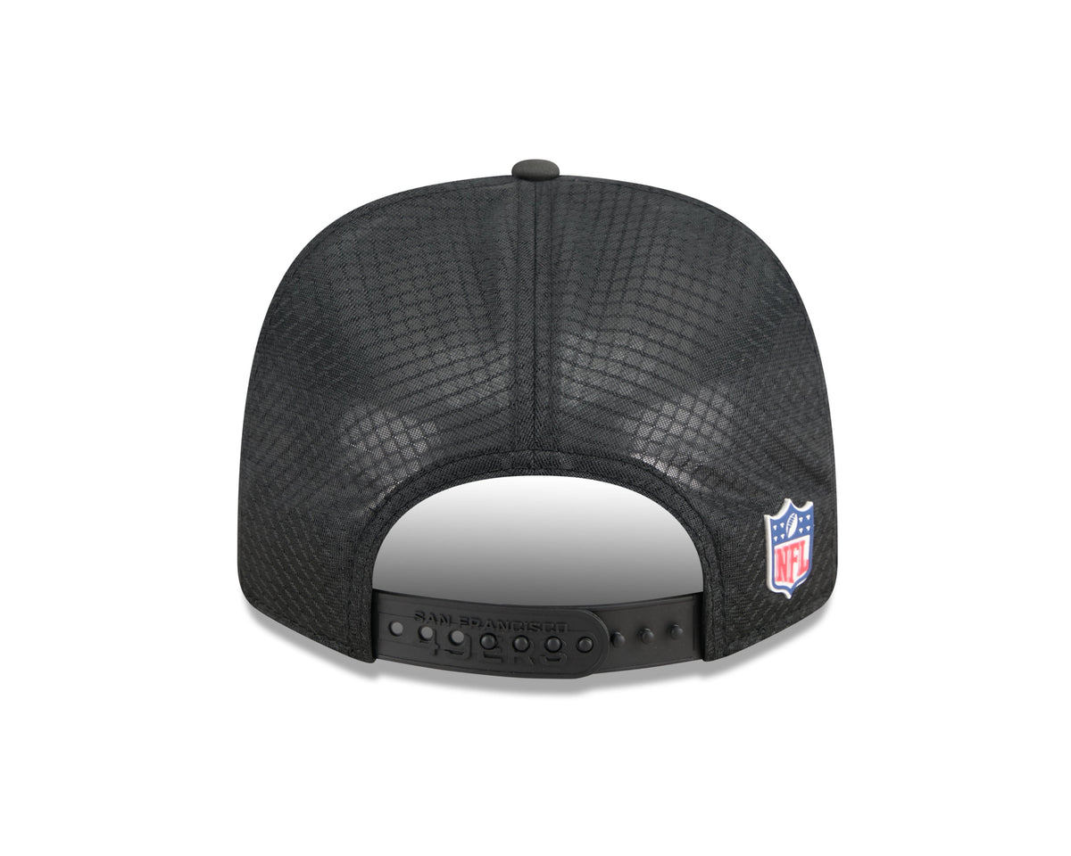 San Francisco 49ers NFL New Era Men Black Charcoal 9Seventy 2025 Sideline Hot Weather Trucker Snapback product image 2,