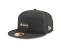 New Orleans Saints NFL New Era Men Black 9Fifty 2025 Sideline Hot Weather Split Panel Snapback product image 1, provided for