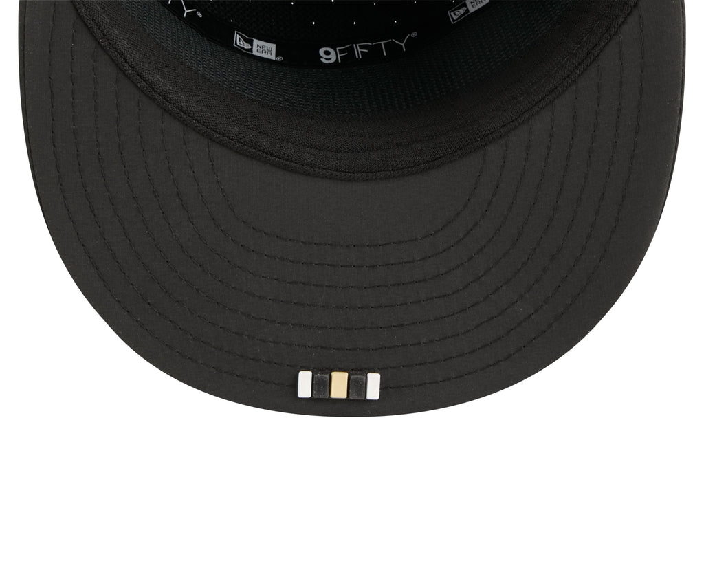 New Orleans Saints NFL New Era Men Black 9Fifty 2025 Sideline Hot Weather Split Panel Snapback product image 5, provided for