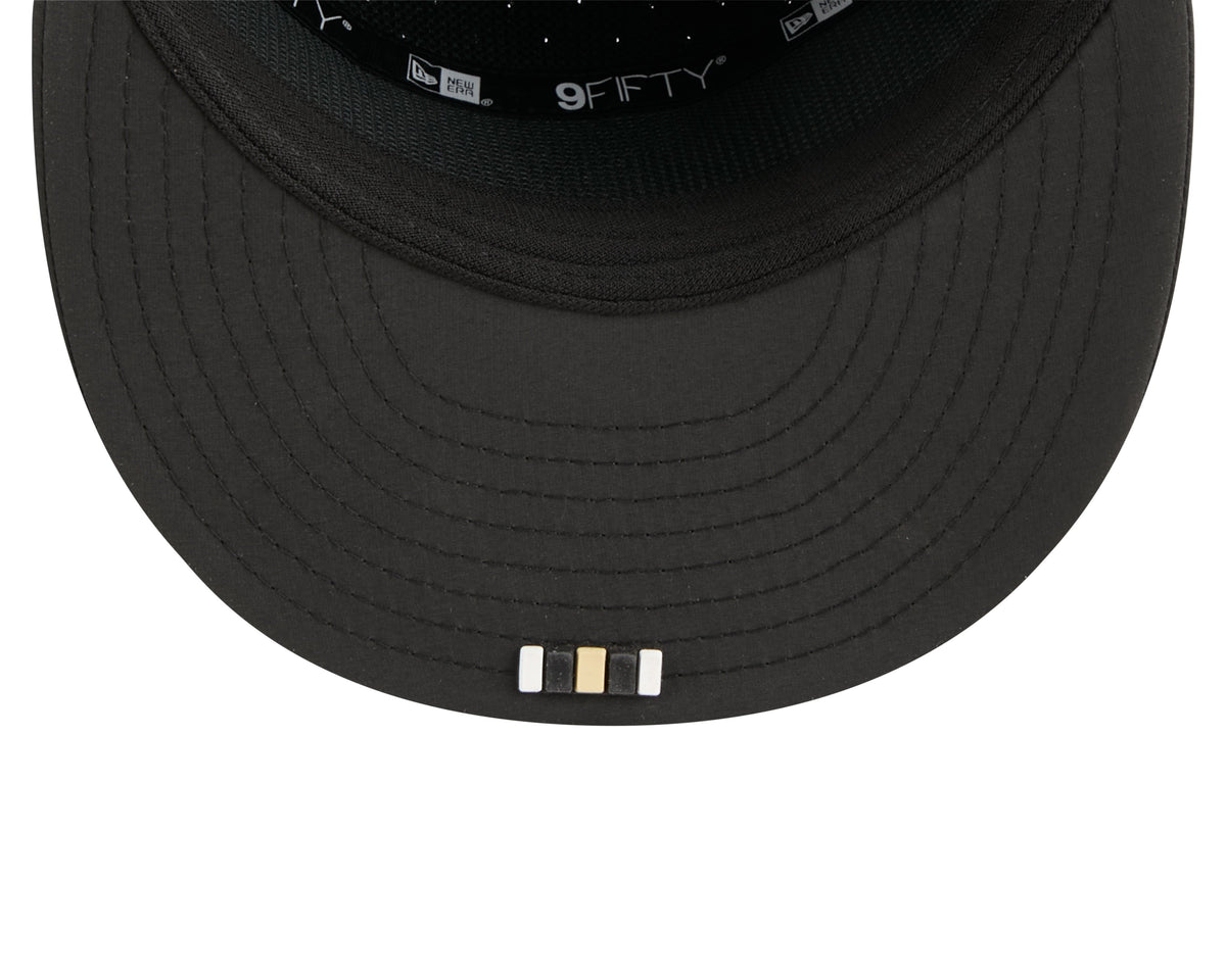 New Orleans Saints NFL New Era Men Black 9Fifty 2025 Sideline Hot Weather Split Panel Snapback product image 5, provided for