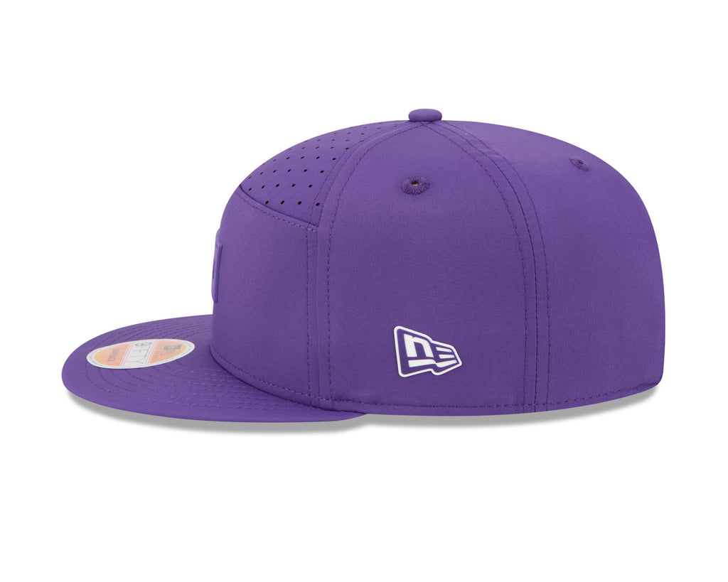 Minnesota Vikings NFL New Era Men Purple 9Fifty 2025 Sideline Hot Weather Split Panel Snapback product image 7, provided for