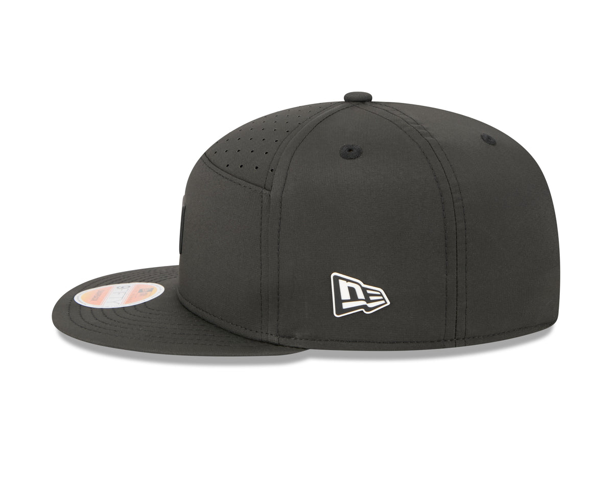 Pittsburgh Steelers NFL New Era Men Black 9Fifty 2025 Sideline Hot Weather Split Panel Snapback product image 4, provided
