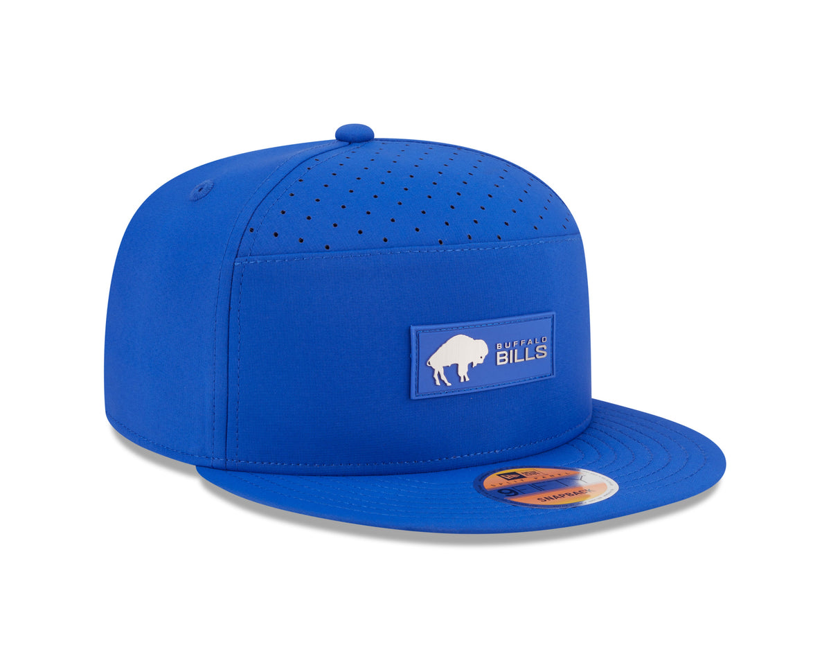 Buffalo Bills NFL New Era Men Royal Blue 9Fifty 2025 Sideline Hot Weather Split Panel Snapback product image 5, provided for