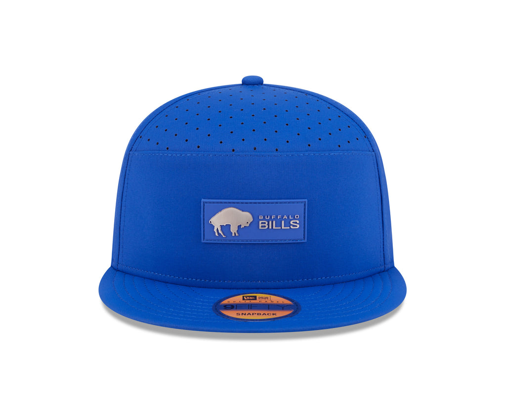 Buffalo Bills NFL New Era Men Royal Blue 9Fifty 2025 Sideline Hot Weather Split Panel Snapback product image 6, provided for